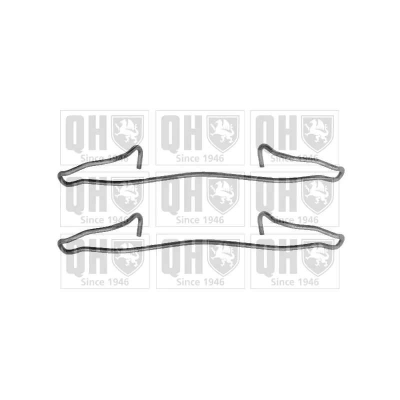 Kit d'accessoires, plaquette de frein à disque QUINTON HAZELL BFK637