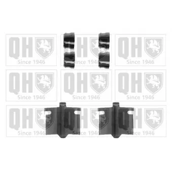 Kit d'accessoires, plaquette de frein à disque QUINTON HAZELL BFK638