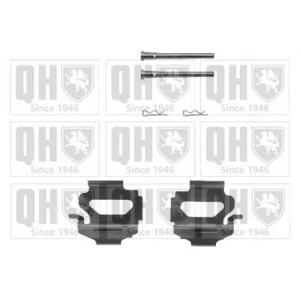 Kit d'accessoires, plaquette de frein à disque QUINTON HAZELL BFK640