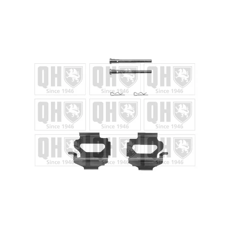 Kit d'accessoires, plaquette de frein à disque QUINTON HAZELL BFK640