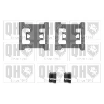 Kit d'accessoires, plaquette de frein à disque QUINTON HAZELL BFK641