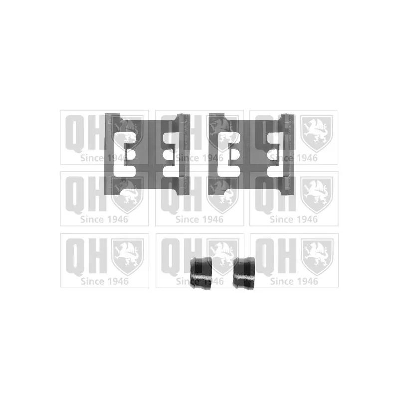 Kit d'accessoires, plaquette de frein à disque QUINTON HAZELL BFK641