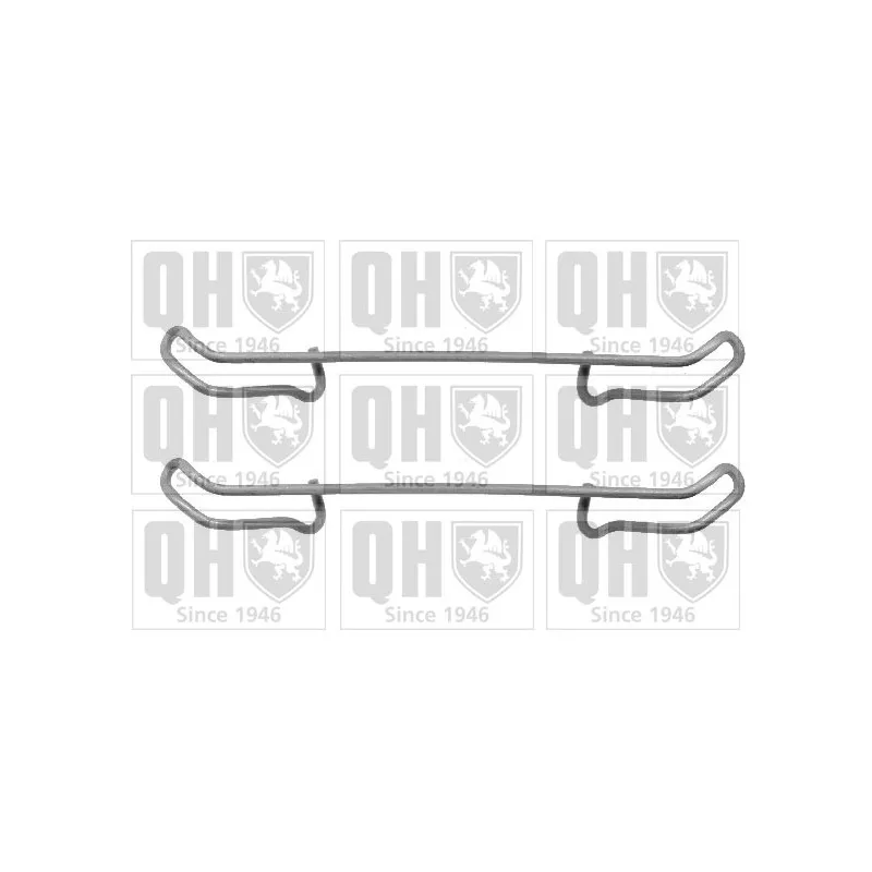 Kit d'accessoires, plaquette de frein à disque QUINTON HAZELL BFK649