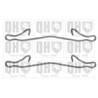 Kit d'accessoires, plaquette de frein à disque QUINTON HAZELL BFK650