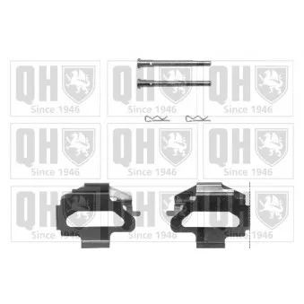 Kit d'accessoires, plaquette de frein à disque QUINTON HAZELL BFK651