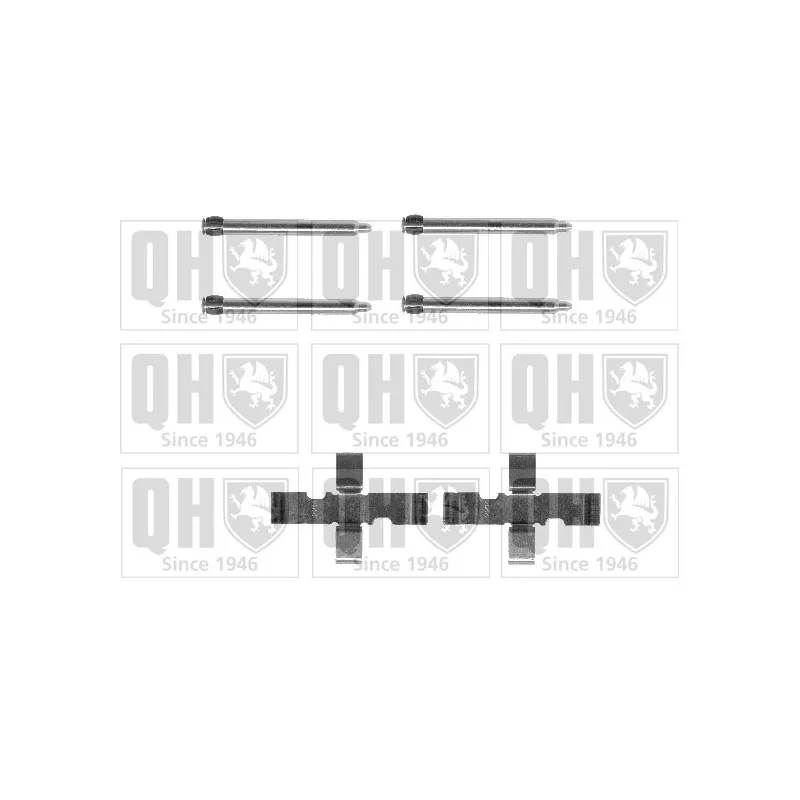 Kit d'accessoires, plaquette de frein à disque QUINTON HAZELL BFK656
