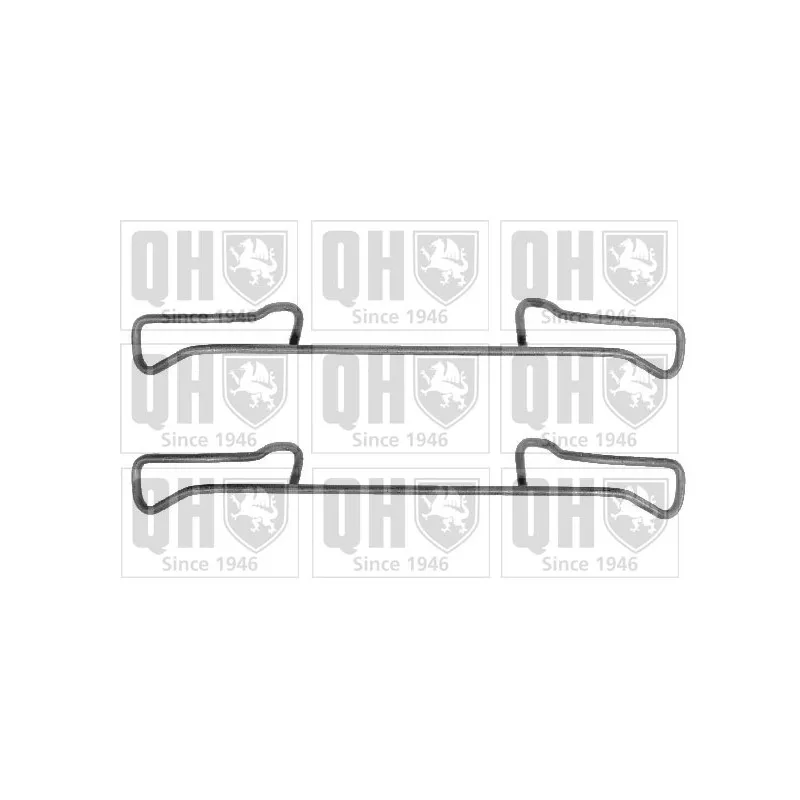 Kit d'accessoires, plaquette de frein à disque QUINTON HAZELL BFK657