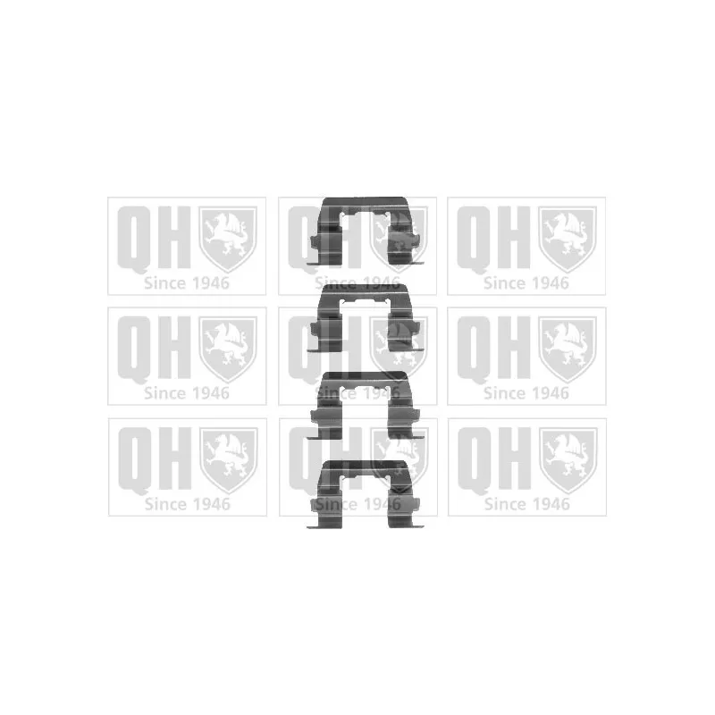 Kit d'accessoires, plaquette de frein à disque QUINTON HAZELL BFK667