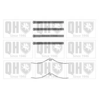 Kit d'accessoires, plaquette de frein à disque QUINTON HAZELL BFK687