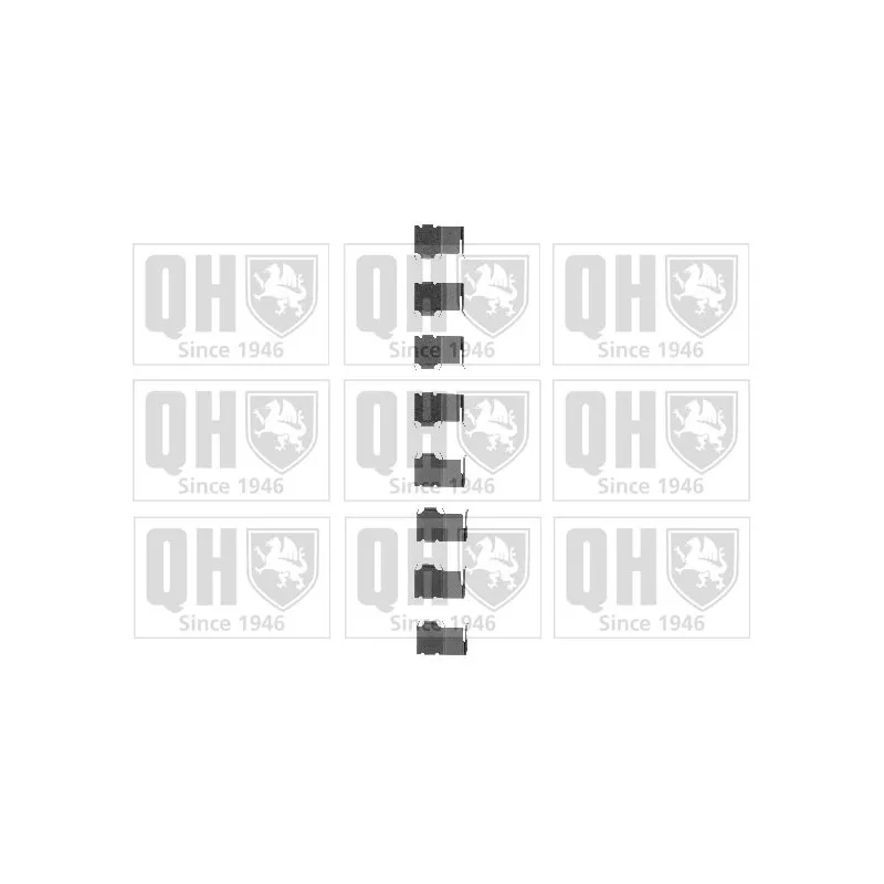 Kit d'accessoires, plaquette de frein à disque QUINTON HAZELL BFK688