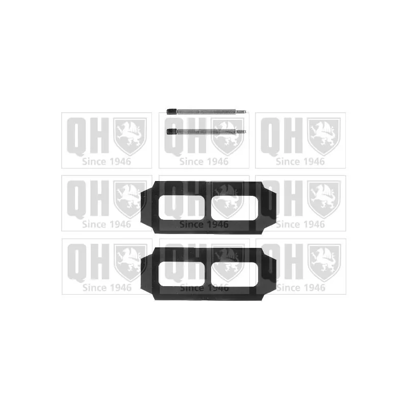 Kit d'accessoires, plaquette de frein à disque QUINTON HAZELL BFK698