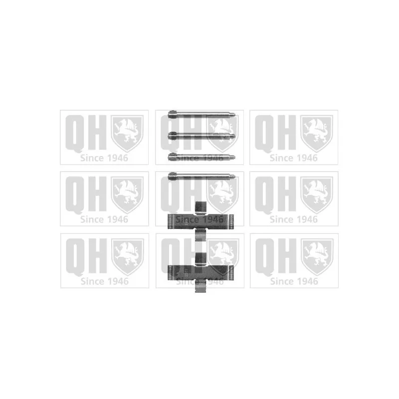 Kit d'accessoires, plaquette de frein à disque QUINTON HAZELL BFK701