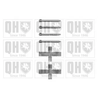 Kit d'accessoires, plaquette de frein à disque QUINTON HAZELL BFK702