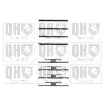 Kit d'accessoires, plaquette de frein à disque QUINTON HAZELL BFK710