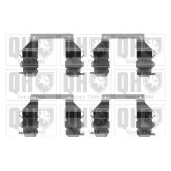 Kit d'accessoires, plaquette de frein à disque QUINTON HAZELL BFK716