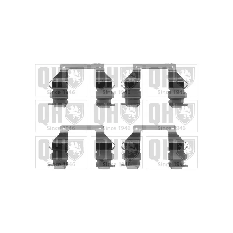 Kit d'accessoires, plaquette de frein à disque QUINTON HAZELL BFK716