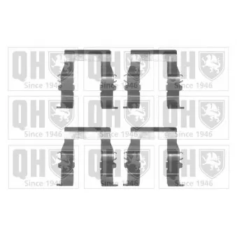 Kit d'accessoires, plaquette de frein à disque QUINTON HAZELL BFK718