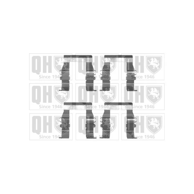 Kit d'accessoires, plaquette de frein à disque QUINTON HAZELL BFK718