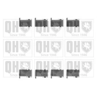 Kit d'accessoires, plaquette de frein à disque QUINTON HAZELL BFK719