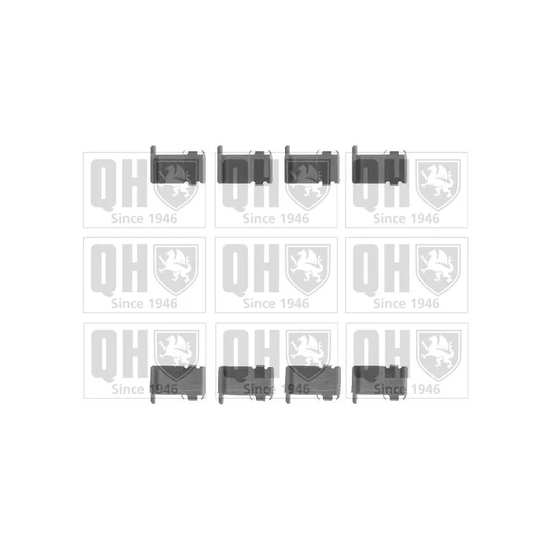 Kit d'accessoires, plaquette de frein à disque QUINTON HAZELL BFK719