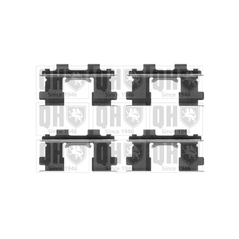 Kit d'accessoires, plaquette de frein à disque QUINTON HAZELL BFK735