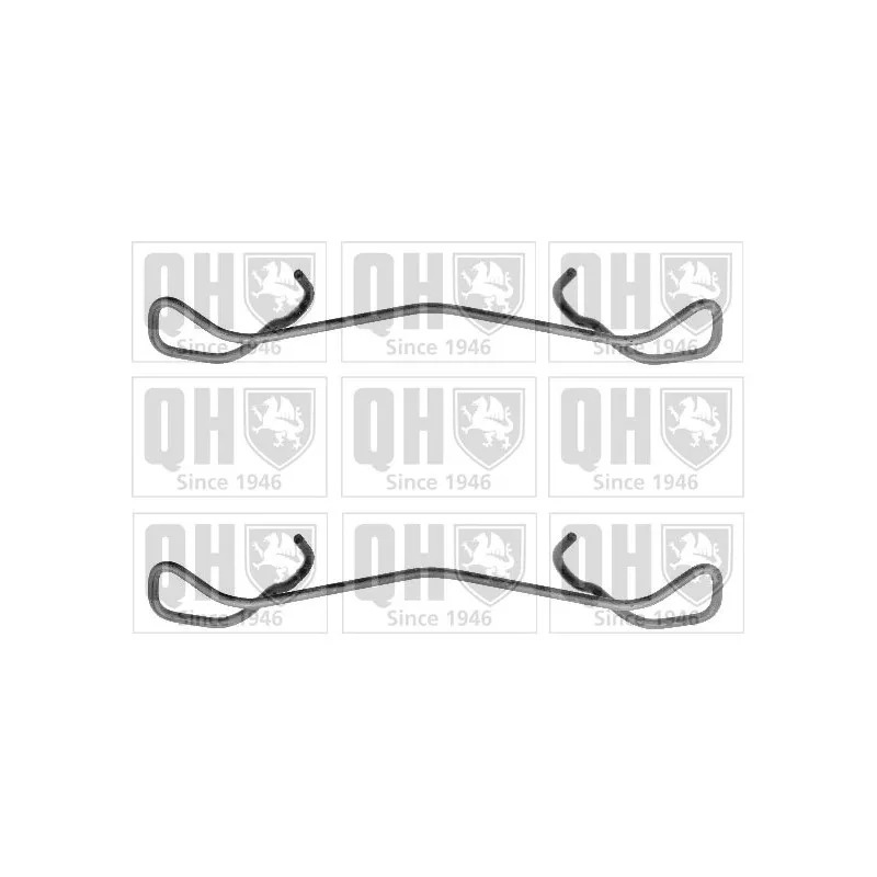 Kit d'accessoires, plaquette de frein à disque QUINTON HAZELL BFK750