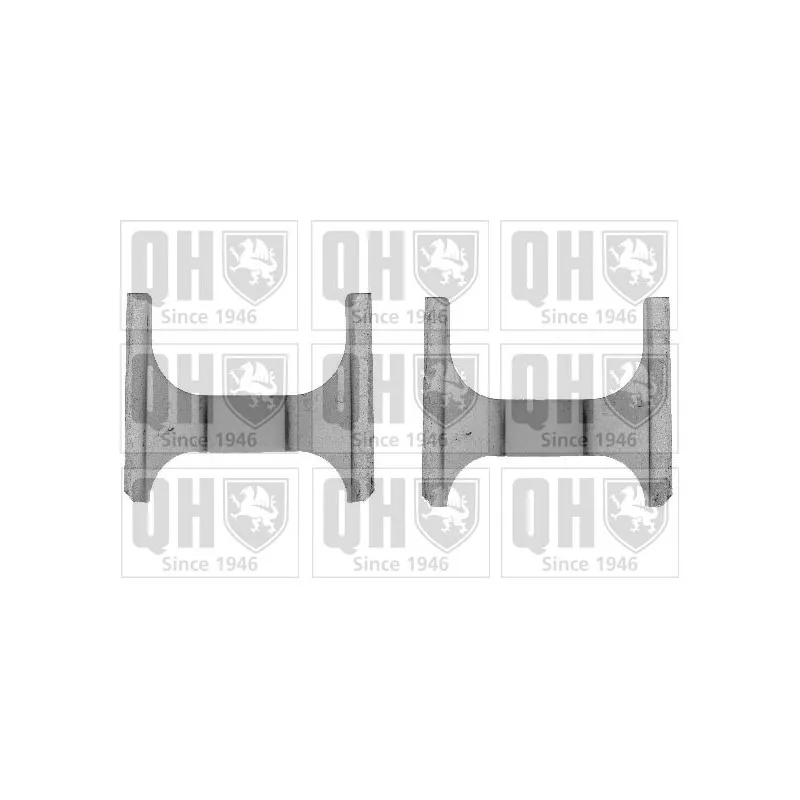 Kit d'accessoires, plaquette de frein à disque QUINTON HAZELL BFK755