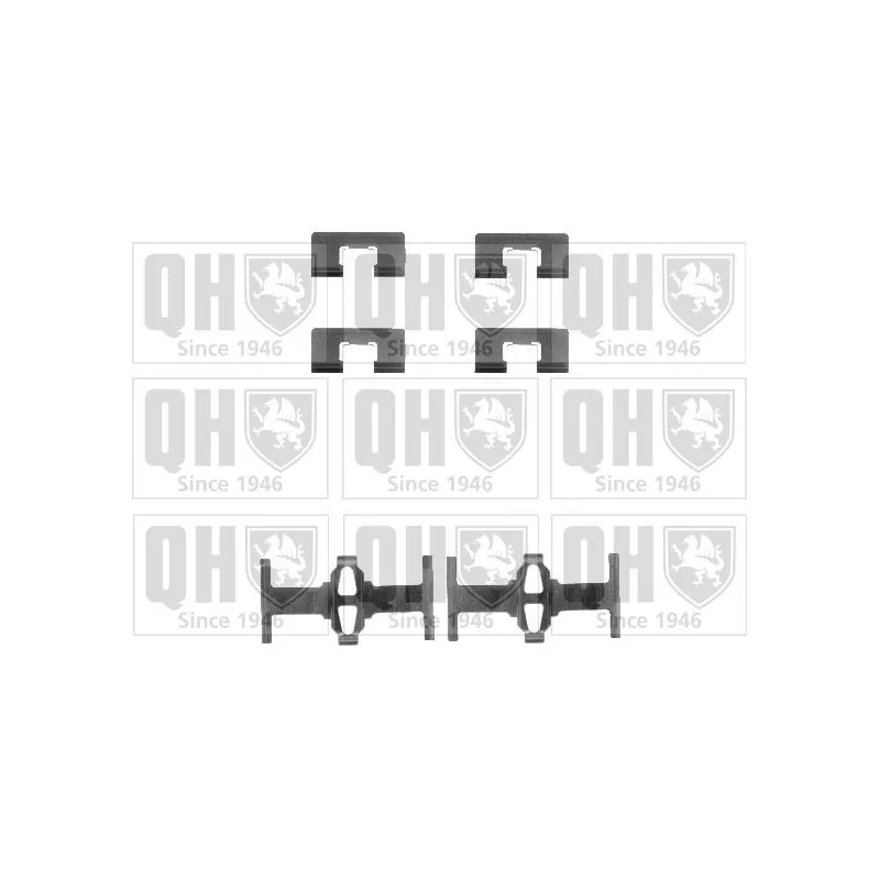Kit d'accessoires, plaquette de frein à disque QUINTON HAZELL BFK768