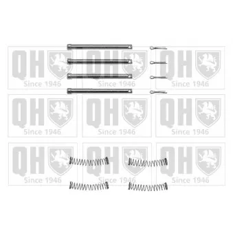 Kit d'accessoires, plaquette de frein à disque QUINTON HAZELL BFK770