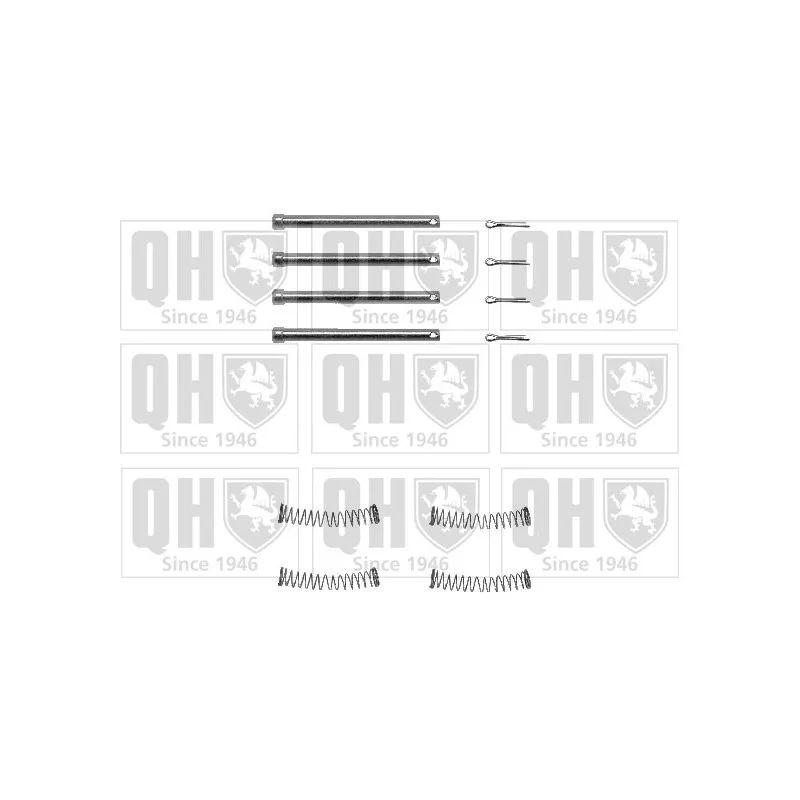 Kit d'accessoires, plaquette de frein à disque QUINTON HAZELL BFK770