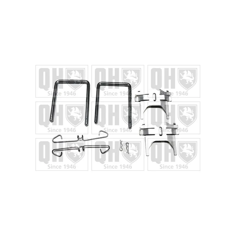 Kit d'accessoires, plaquette de frein à disque QUINTON HAZELL BFK772