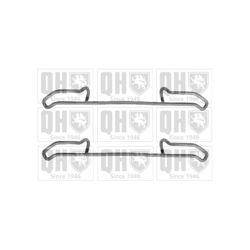 Kit d'accessoires, plaquette de frein à disque QUINTON HAZELL BFK773