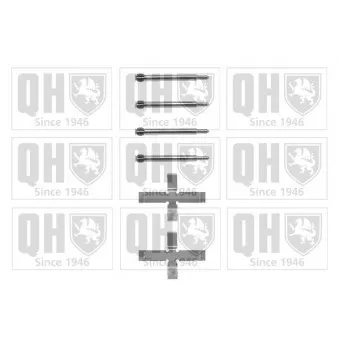 Kit d'accessoires, plaquette de frein à disque QUINTON HAZELL BFK805