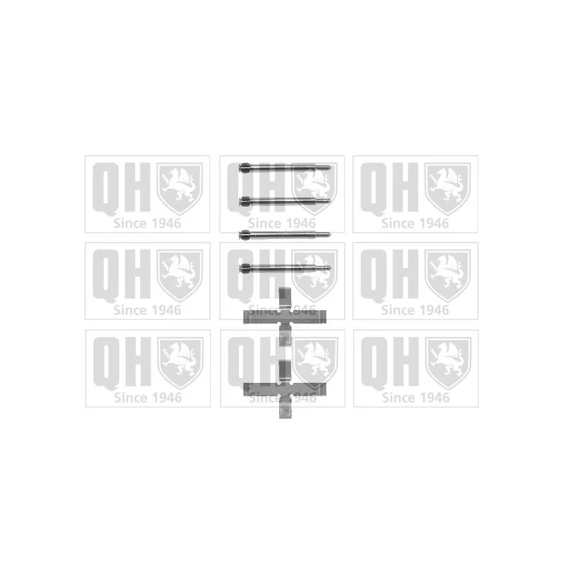 Kit d'accessoires, plaquette de frein à disque QUINTON HAZELL BFK805