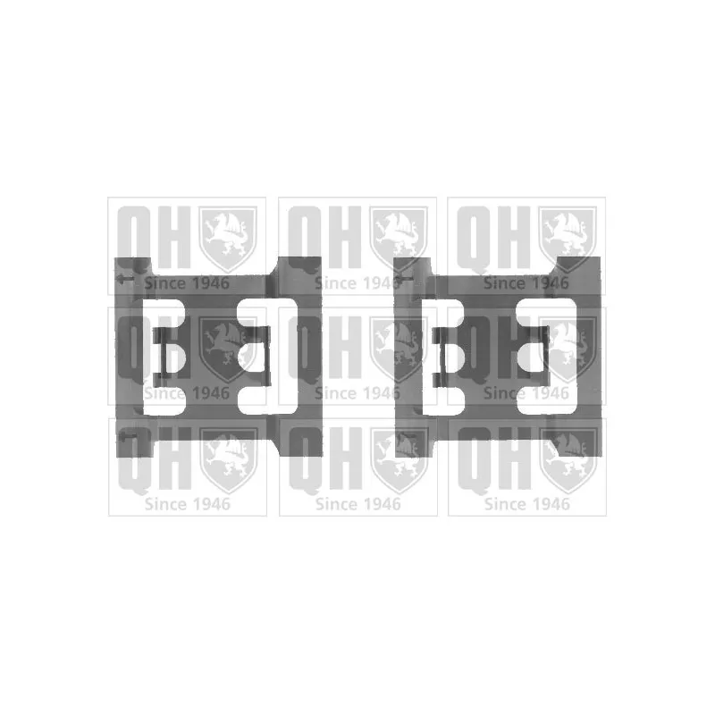 Kit d'accessoires, plaquette de frein à disque QUINTON HAZELL BFK811