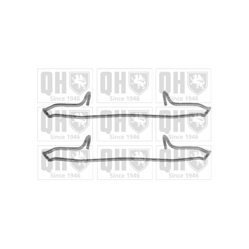 Kit d'accessoires, plaquette de frein à disque QUINTON HAZELL BFK813