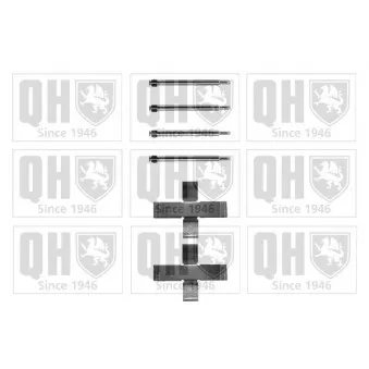 Kit d'accessoires, plaquette de frein à disque QUINTON HAZELL BFK817