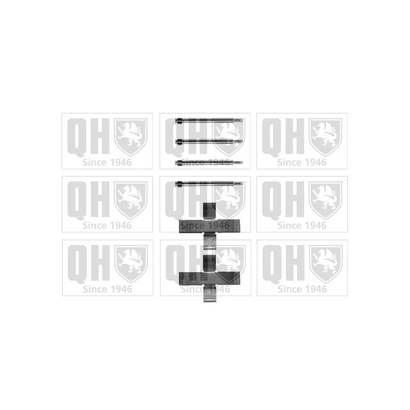 Kit d'accessoires, plaquette de frein à disque QUINTON HAZELL BFK817