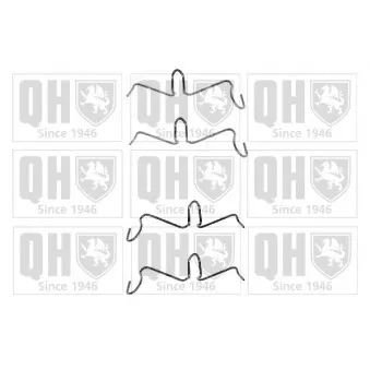 Kit d'accessoires, plaquette de frein à disque QUINTON HAZELL BFK819