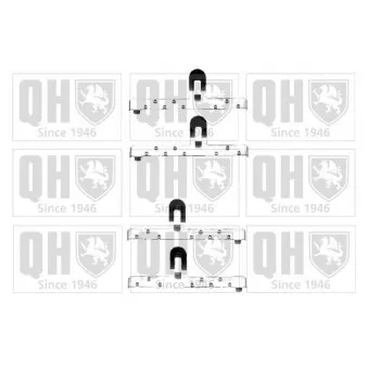 Kit d'accessoires, plaquette de frein à disque QUINTON HAZELL BFK820