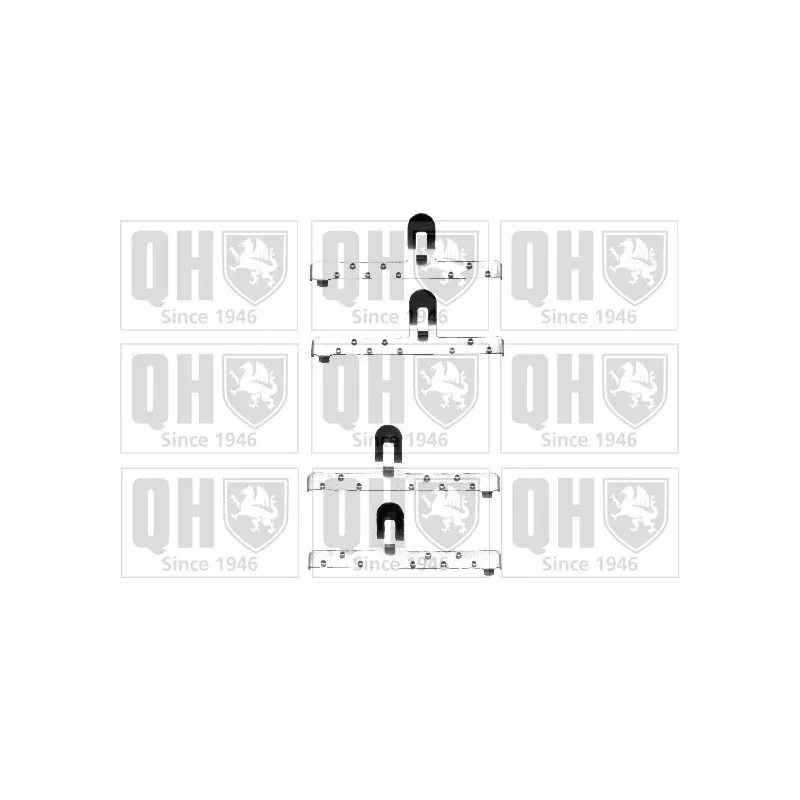Kit d'accessoires, plaquette de frein à disque QUINTON HAZELL BFK820