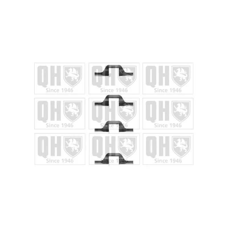 Kit d'accessoires, plaquette de frein à disque QUINTON HAZELL BFK821
