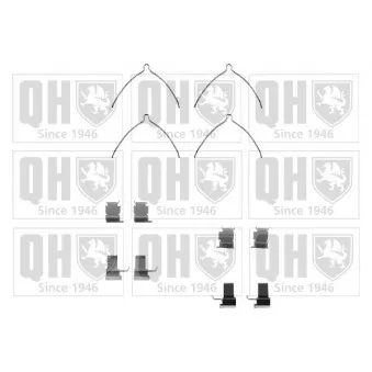 Kit d'accessoires, plaquette de frein à disque QUINTON HAZELL BFK836