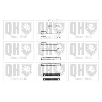 Kit d'accessoires, plaquette de frein à disque QUINTON HAZELL