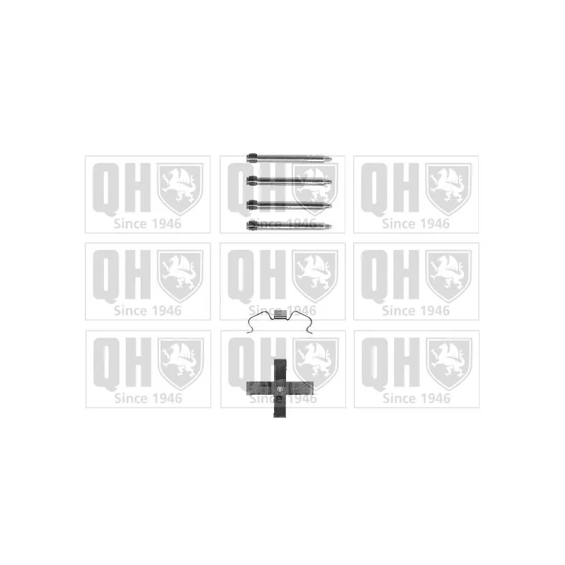 Kit d'accessoires, plaquette de frein à disque QUINTON HAZELL BFK840