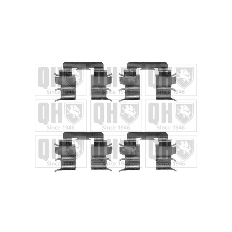 Kit d'accessoires, plaquette de frein à disque QUINTON HAZELL BFK845