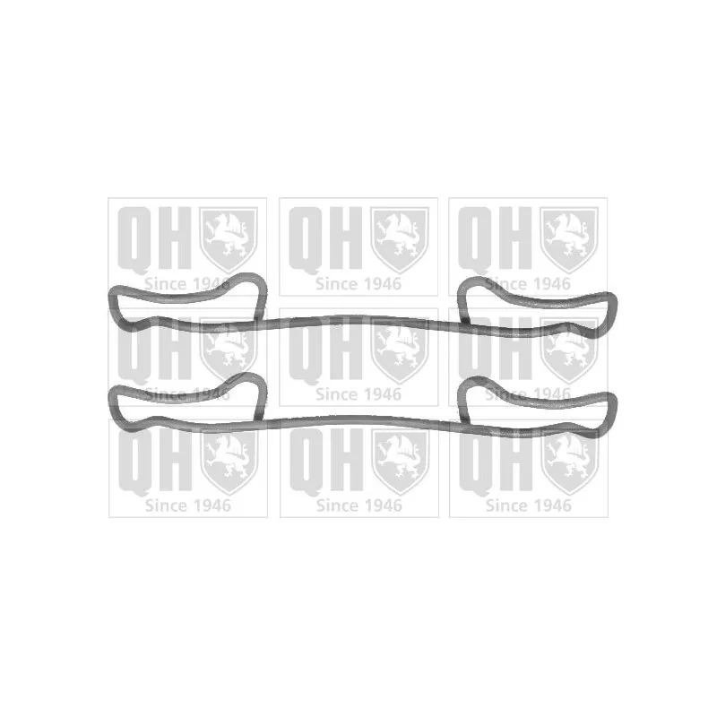 Kit d'accessoires, plaquette de frein à disque QUINTON HAZELL BFK857