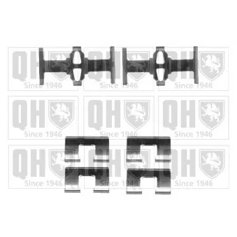 Kit d'accessoires, plaquette de frein à disque QUINTON HAZELL BFK860