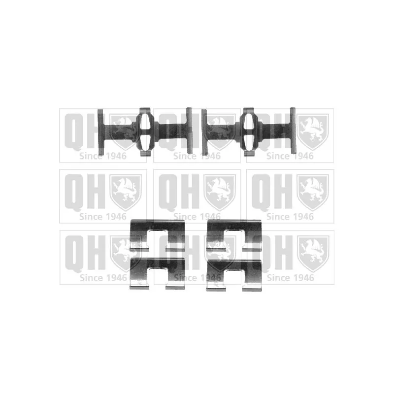 Kit d'accessoires, plaquette de frein à disque QUINTON HAZELL BFK860