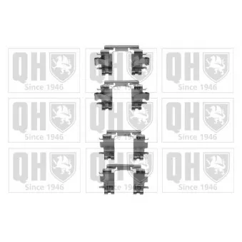 Kit d'accessoires, plaquette de frein à disque QUINTON HAZELL BFK861